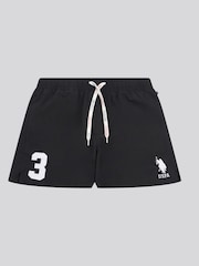 U.S. Polo Assn. Black Mens Player 3 Swim Shorts - Image 1 of 5