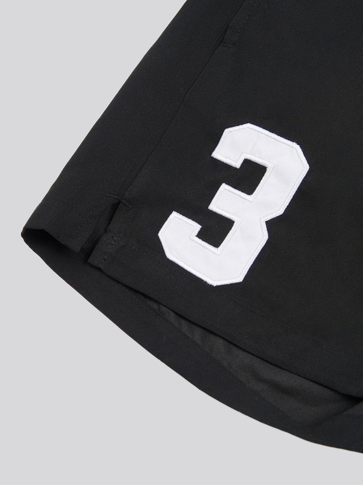 U.S. Polo Assn. Black Mens Player 3 Swim Shorts - Image 4 of 5
