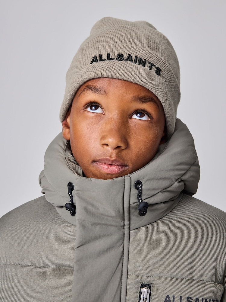 smALLSAINTS Stone Logo Beanie and Gloves Set - Image 2 of 5