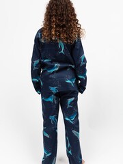 Cyberjammies Blue Minijammies Printed Long Sleeve 100% Cotton Pyjamas Set - Image 2 of 4