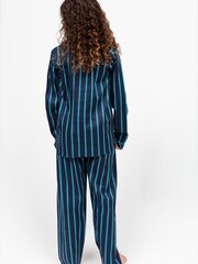 Cyberjammies Blue Minijammies Printed Long Sleeve 100% Cotton Pyjamas Set - Image 2 of 4