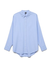VERO MODA Blue Long Sleeve Shirt - Image 7 of 7
