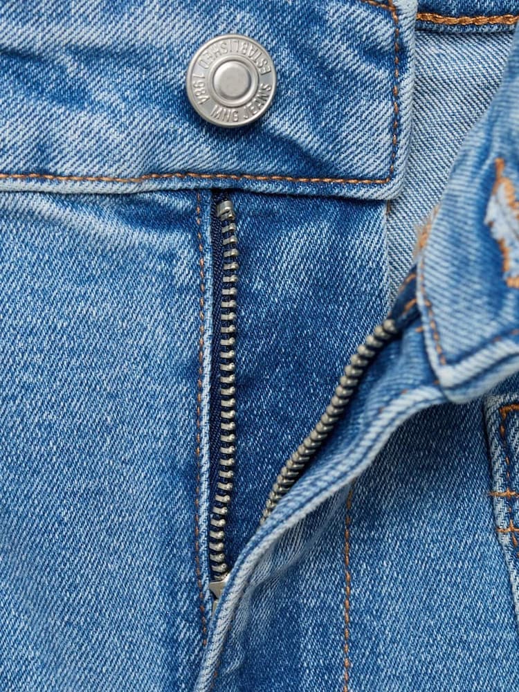 Mango Blue Cropped Flared Jeans - Image 7 of 7 Mango Blue Cropped Flared Jeans - Image 7 of 7