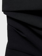 Mango Black Draped Asymmetrical Jumpsuit - Image 5 of 6