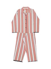 Cyberjammies Pink Minijammies Printed Jersey Long Sleeve Pyjamas Set - Image 4 of 4