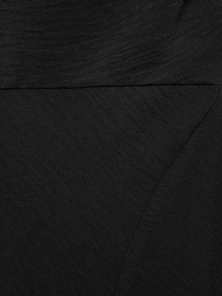 Mango Black Asymmetric Maxi Dress - Image 7 of 7