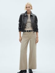 Mango Natural Short Sleeve Fine Knit Jumper - Image 2 of 6