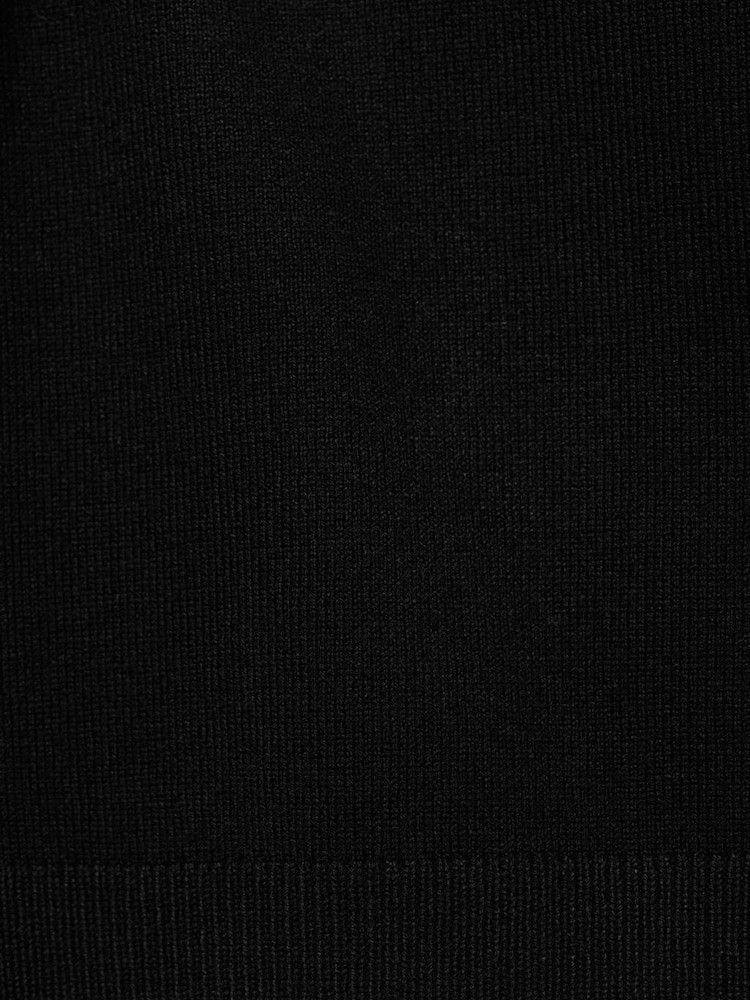 Mango Black Short Sleeve Fine Knit Jumper - Image 6 of 6