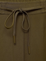 Mango Khaki Elasticated Waist Trousers - Image 6 of 6