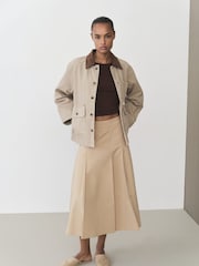 Mango Chocolate Brown Fine Knit Fitted Top - Image 3 of 6
