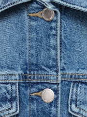 Mango Blue Denim Jacket - Image 7 of 7