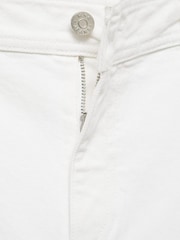 Mango White Catherin Culotte High Waist Jeans - Image 6 of 6