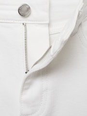 Mango White Mid Rise Skinny Jeans - Image 11 of 12