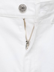 Mango White Claudia Slim-Fit Cropped Jeans - Image 6 of 6