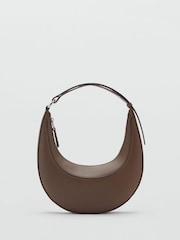 Mango Brown Oval Shoulder Bag - Image 2 of 3