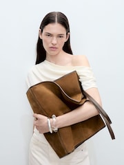 Mango Cream Asymmetric Ruched Top - Image 2 of 7