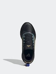 adidas Black Runfalcon 5 Lace Running Junior Trainers - Image 6 of 9
