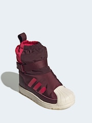 adidas Originals Red Superstar 360 Winterized Kids Boot - Image 1 of 11