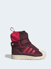 adidas Originals Red Superstar 360 Winterized Kids Boot - Image 3 of 11