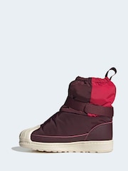 adidas Originals Red Superstar 360 Winterized Kids Boot - Image 4 of 11