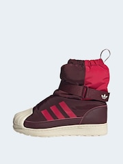 adidas Originals Red Superstar 360 Winterized Kids Boot - Image 5 of 11