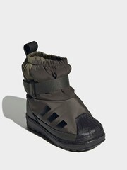 أخضر - adidas Originals Superstar 360 Infant Boot Trainers - صورة 3 من 10