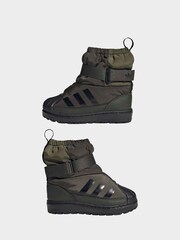 أخضر - adidas Originals Superstar 360 Infant Boot Trainers - صورة 5 من 10