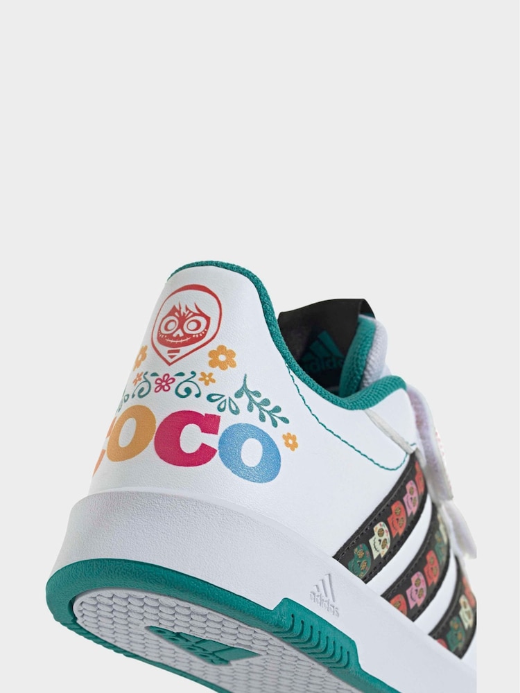 adidas White Disney Coco Tensaur Hook and Loop Kids Trainers - Image 9 of 9 adidas White Disney Coco Tensaur Hook and Loop Kids Trainers - Image 9 of 9