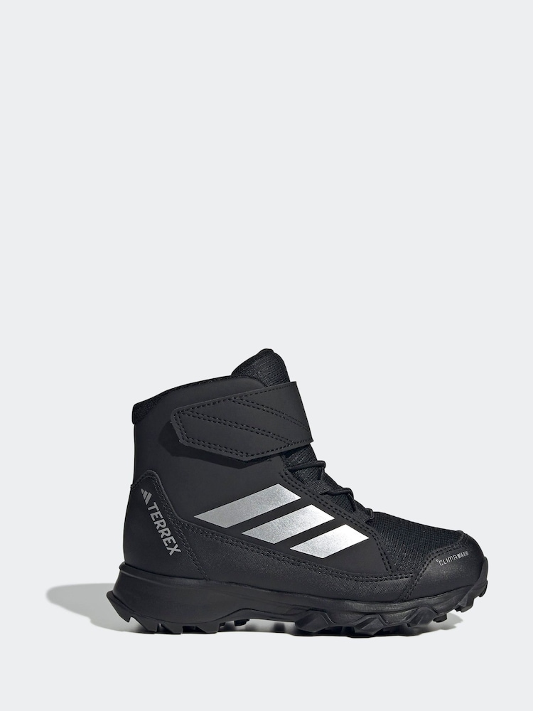 adidas Black Terrex Snow CF CLIMAWARM Cosy Winter Kids Boots - Image 1 of 9
