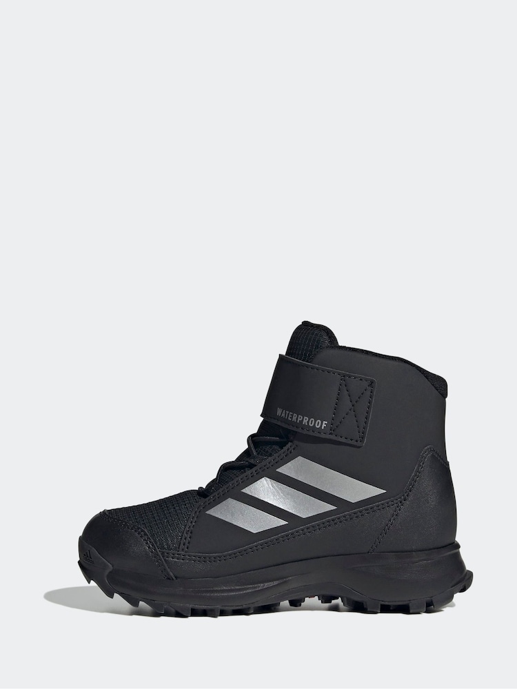 adidas Black Terrex Snow CF CLIMAWARM Cosy Winter Kids Boots - Image 2 of 9