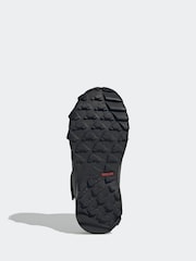 adidas Black Terrex Snow CF CLIMAWARM Cosy Winter Kids Boots - Image 6 of 9