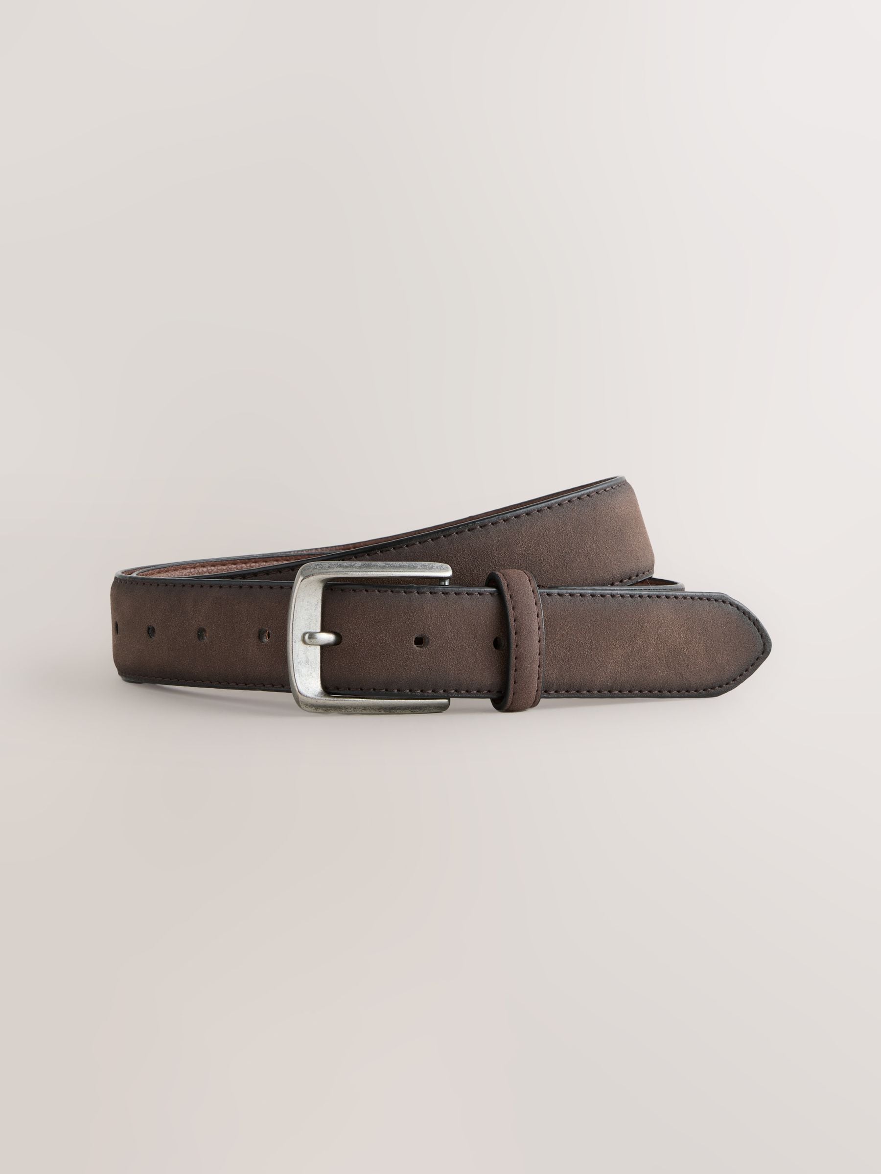 Buy Stone Straight Fit Belted Corduroy Trousers from Next India
