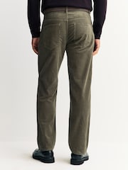 Stone Straight Fit Belted Corduroy Trousers - Image 4 of 11