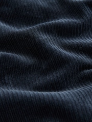 Navy Straight Fit Belted Corduroy Trousers - Image 8 of 11