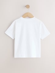 White Hamish 100% Cotton Short Sleeve Graphic Print T-Shirt (3mths-8yrs) - Image 2 of 4