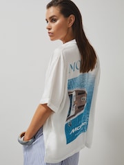 Reiss White Monaco McLaren F1 Team GP Shirt - Image 1 of 8