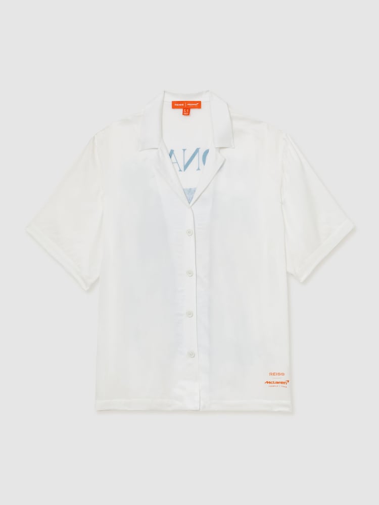 Reiss White Monaco McLaren F1 Team GP Shirt - Image 2 of 8