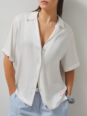 Reiss White Monaco McLaren F1 Team GP Shirt - Image 4 of 8