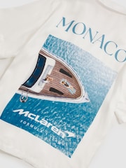 Reiss White Monaco McLaren F1 Team GP Shirt - Image 8 of 8