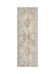 Hug Rug Gold and Grey British Made Washable Baroque Rug - Image 5 of 6