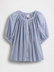 Azul - Gap DÔEN Gingham Blouse - Imagen 5 de 6