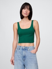 Gap Green CloseKnit Jersey Brami - Image 1 of 4