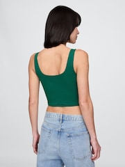 Gap Green CloseKnit Jersey Brami - Image 2 of 4