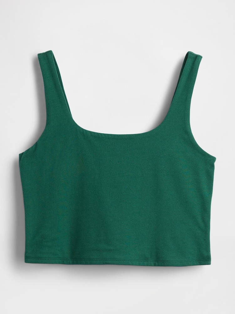 Gap Green CloseKnit Jersey Brami - Image 4 of 4