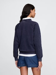 Gap Navy DÔEN VintageSoft Logo Sweatshirt - Image 2 of 7