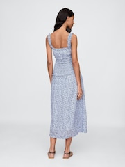 Gap Blue DÔEN Floral Maxi Dress - Image 2 of 9