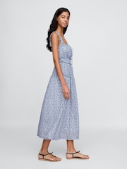 Gap Blue DÔEN Floral Maxi Dress - Image 3 of 9