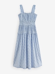 Gap Blue DÔEN Floral Maxi Dress - Image 7 of 9
