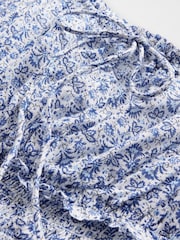 Gap Blue DÔEN Floral Maxi Dress - Image 9 of 9