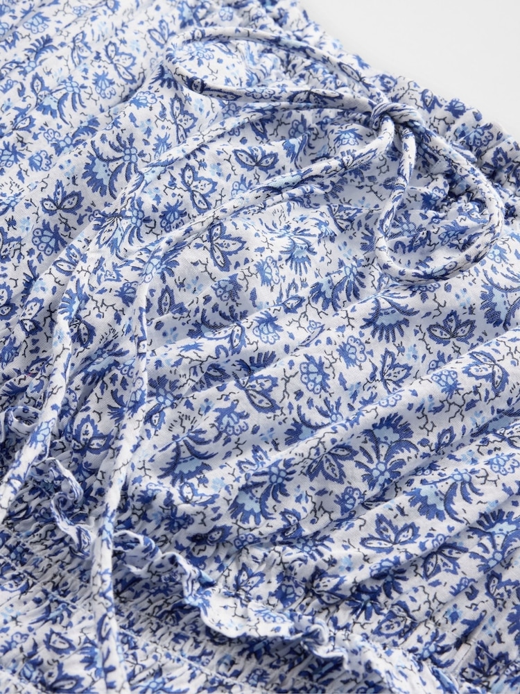 Gap Blue DÔEN Floral Maxi Dress - Image 9 of 9